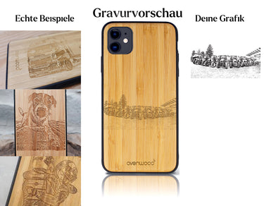 INDIVIDUELL iPhone 11 Bambus-Kunststoff